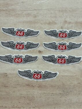 🆕 Lot of 7 PHILLIPS 66 with Wings Adhesive Patches